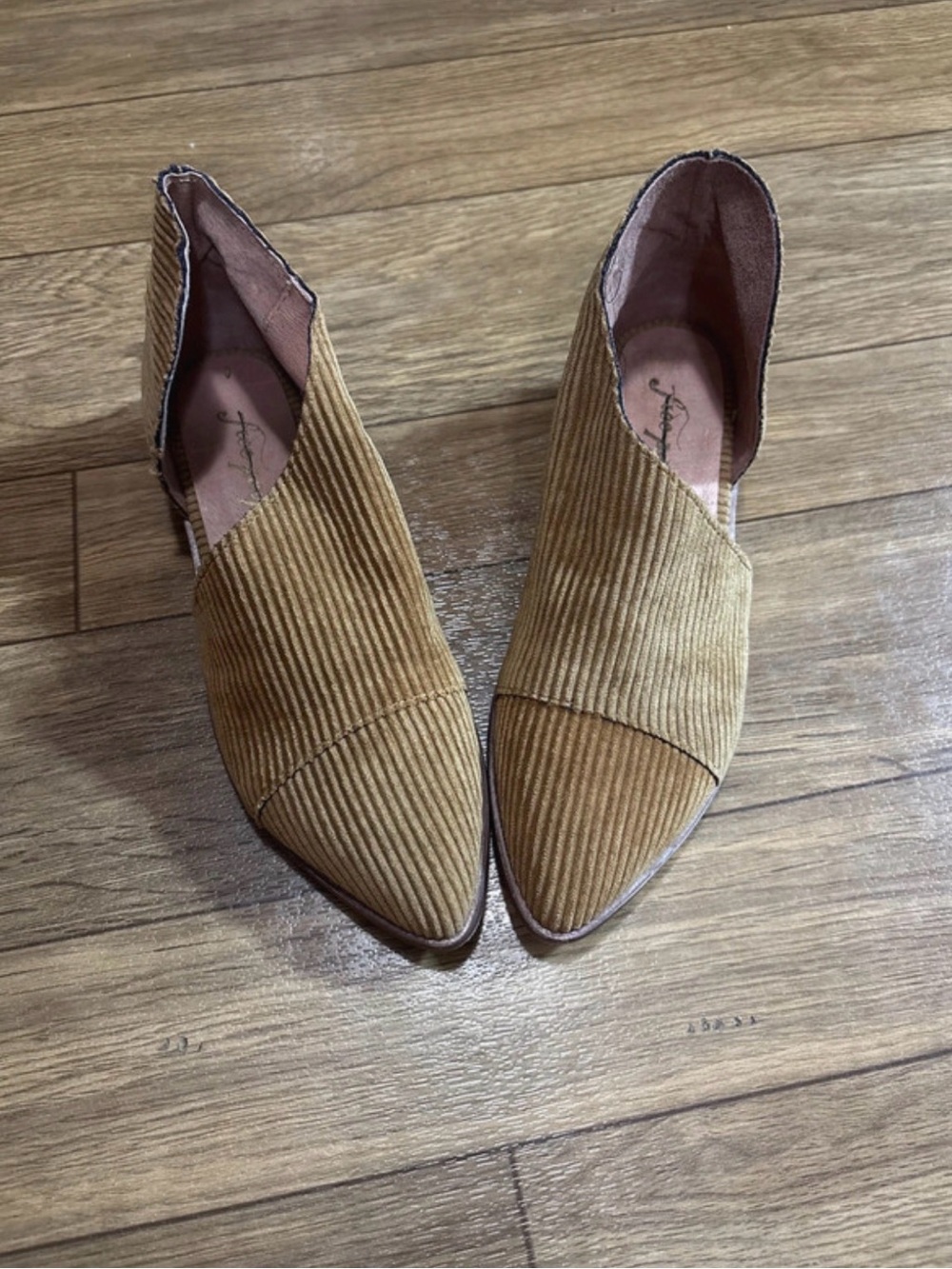 Free People Royale Corduroy Slip-On Flats